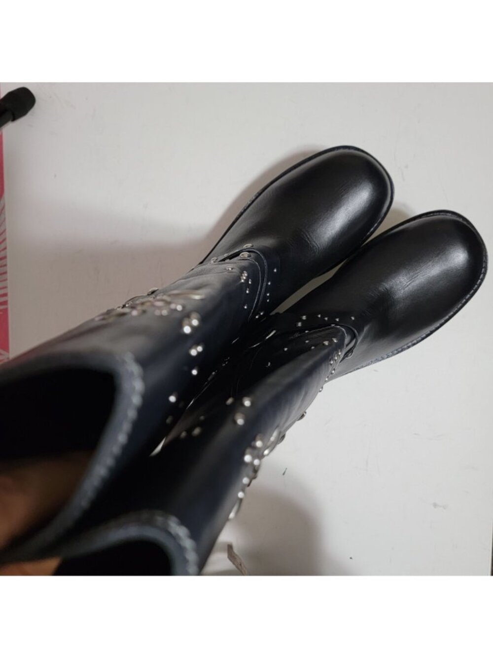 NEW Free People Blaze Embellished Boots Festival Moto Contemporary Womens 11 - Picture 4 of 10